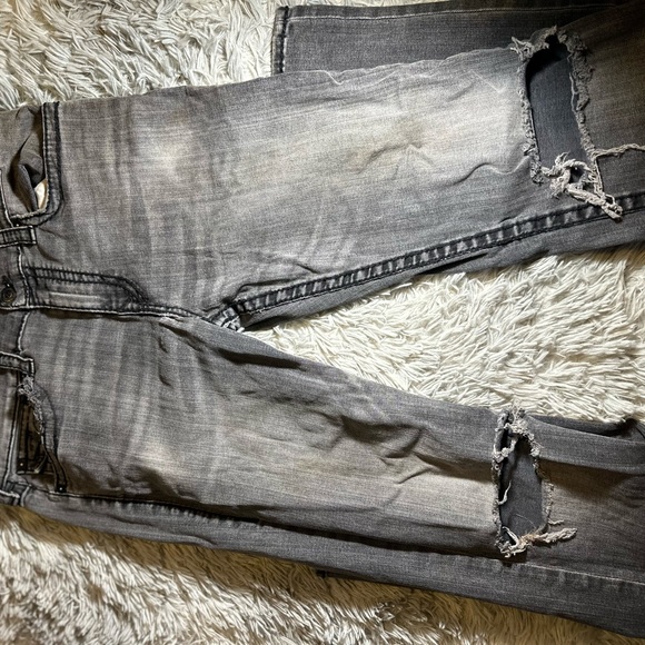 True Religion Ricky Distressed Black Jeans - Picture 6 of 7